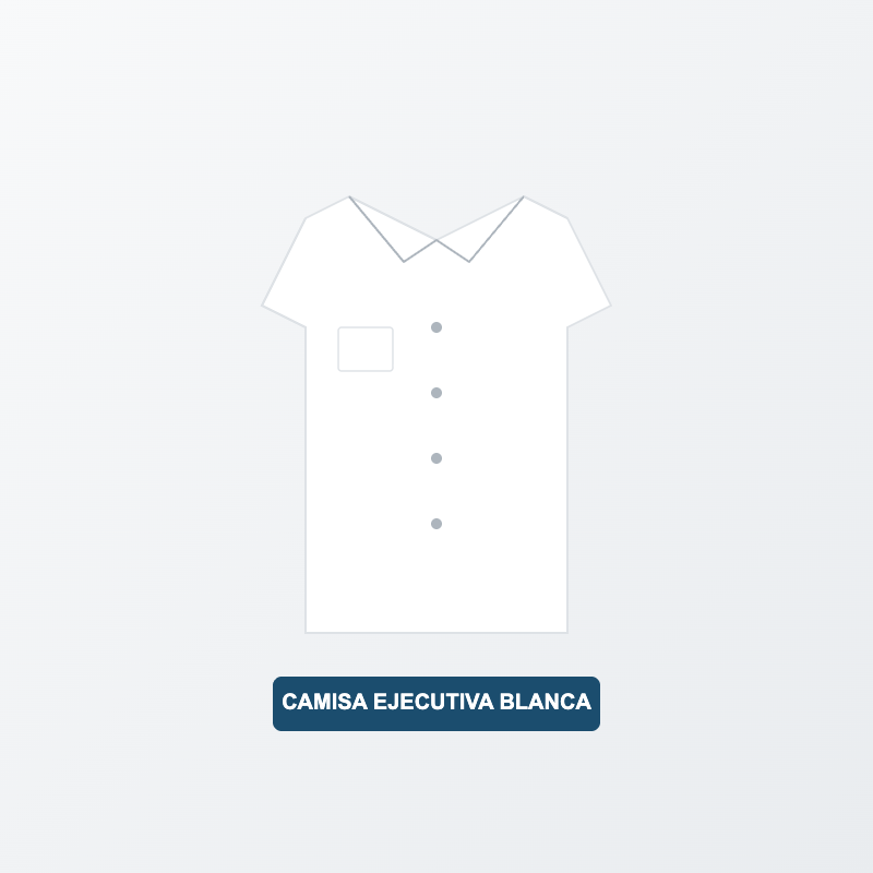 [PT-001] Camisa Ejecutiva Blanca