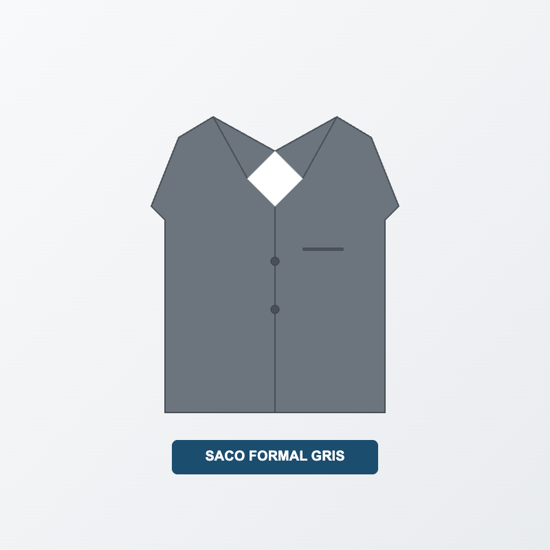 [PT-003] Saco Formal Gris