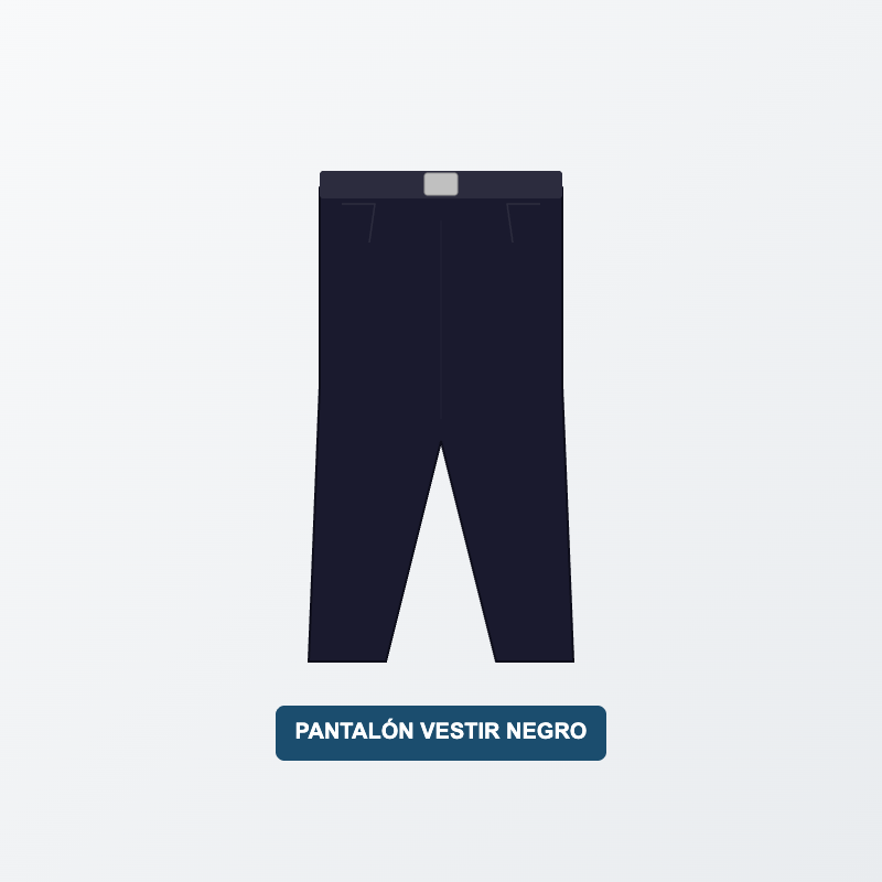 [PT-002] Pantalón Vestir Negro
